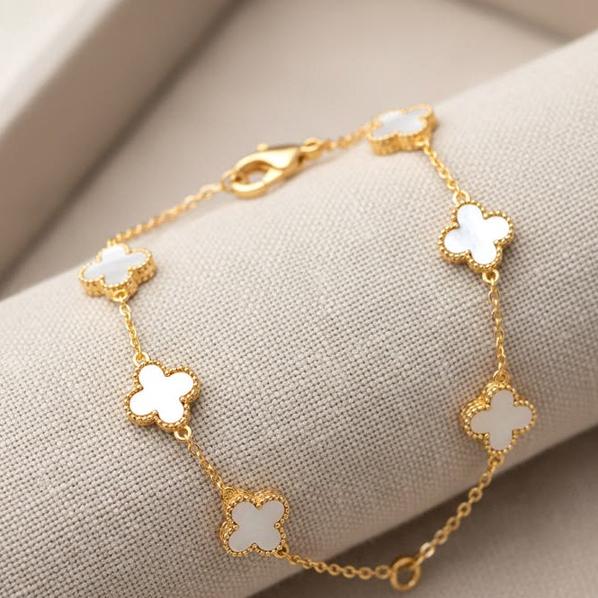 White Clover Bracelet