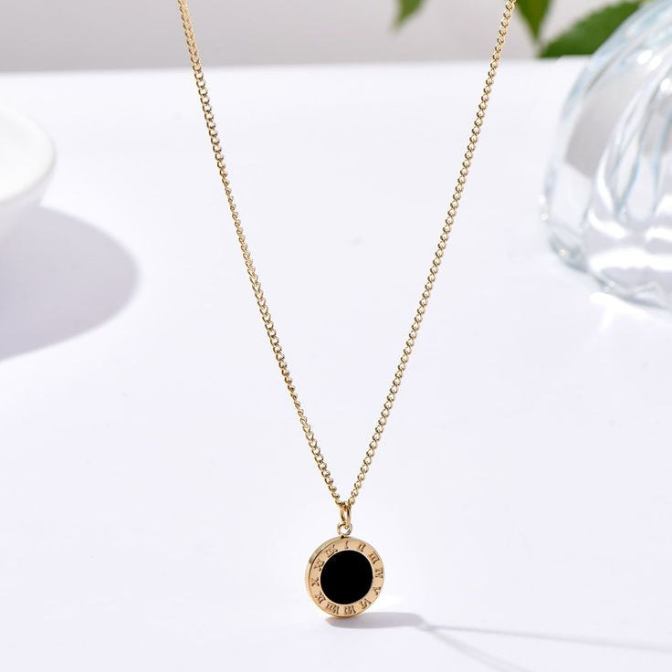 Black Roman Necklace