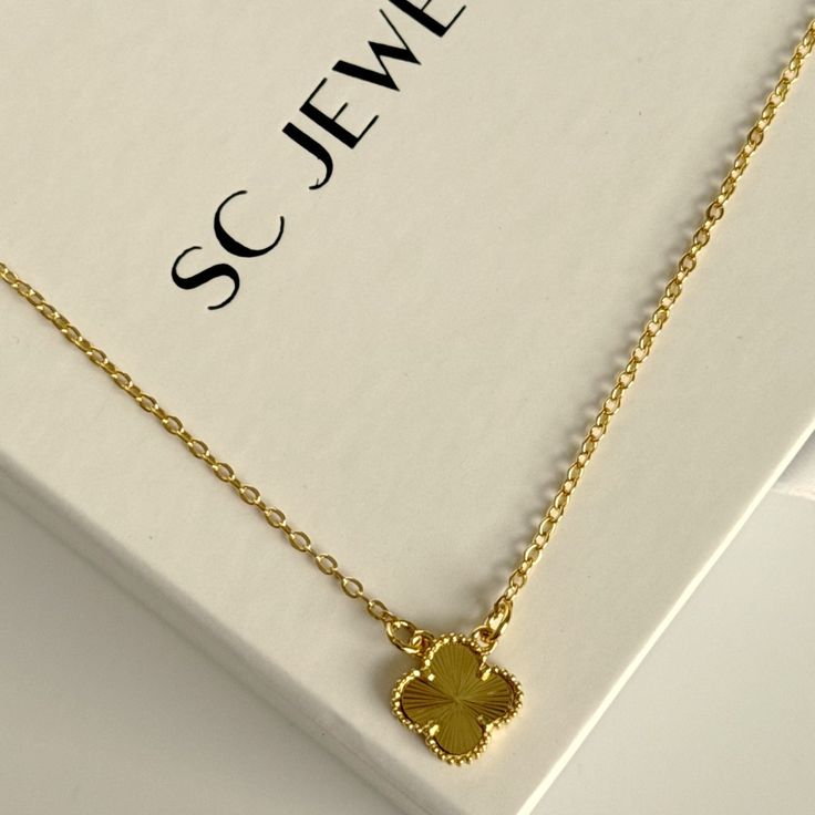 Golden Clover Necklace