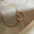 Minimal Heart Necklace
