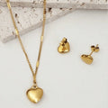 Golden Cute Heart Set